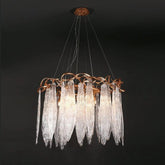 Aria Round Waterfall Chandelier