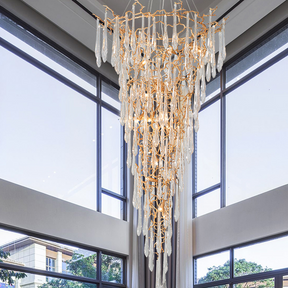 Aria Claudia Crystal branch chandelier H 94.49"