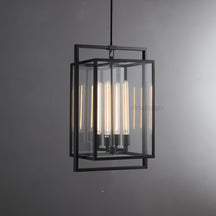 Aria Deckman Glass Lantern Modern Pendant Light