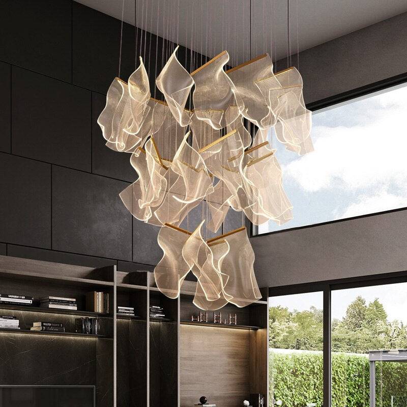 Aria Sali Modern Suspension Round Chandelier