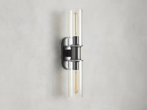 Harlin 2-Light Wall Sconce in Clear