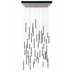 Bellini Square Tubular Pendant Light Chandelier