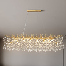 Estora Rectangular Crystal Chandelier