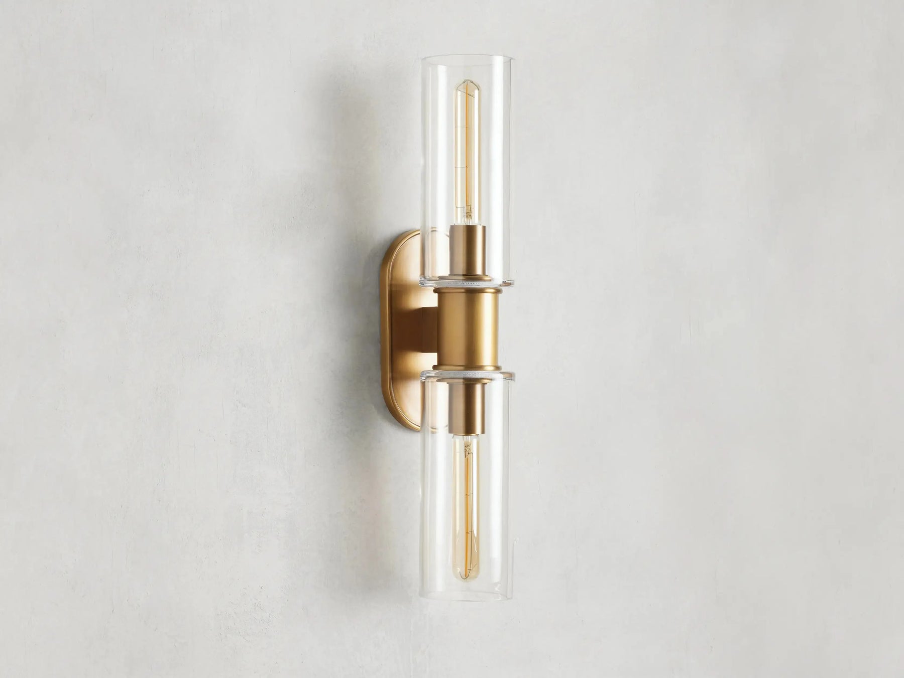 Harlin 2-Light Wall Sconce in Clear