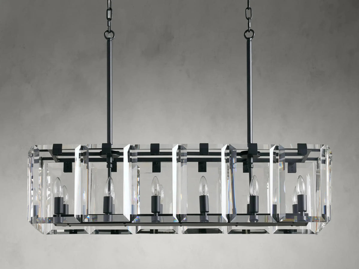 Amaya Rectangular Chandelier 12/16 Light