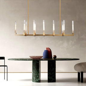 Candlestick Linear Chandelier 67"