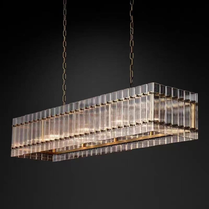 Marcus  Rectangle Chandelier 72"