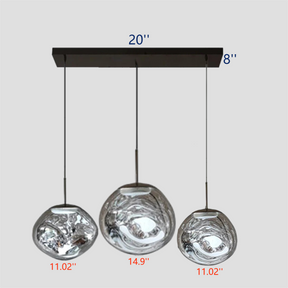 LAVA CHANDELIER DINNING ROOM KITCHEN ISLAND PENDANT LIGHT - RETANGULAR