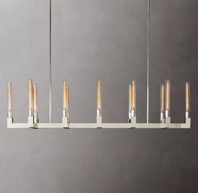 Candlestick Linear Chandelier 67"