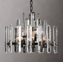 Bonnington Crystal Round Chandelier 37"