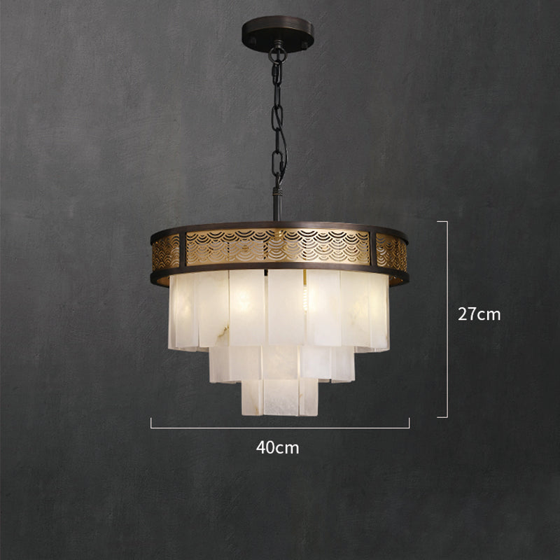 Aria Marble Lorry Multi-layer Classic Chandelier