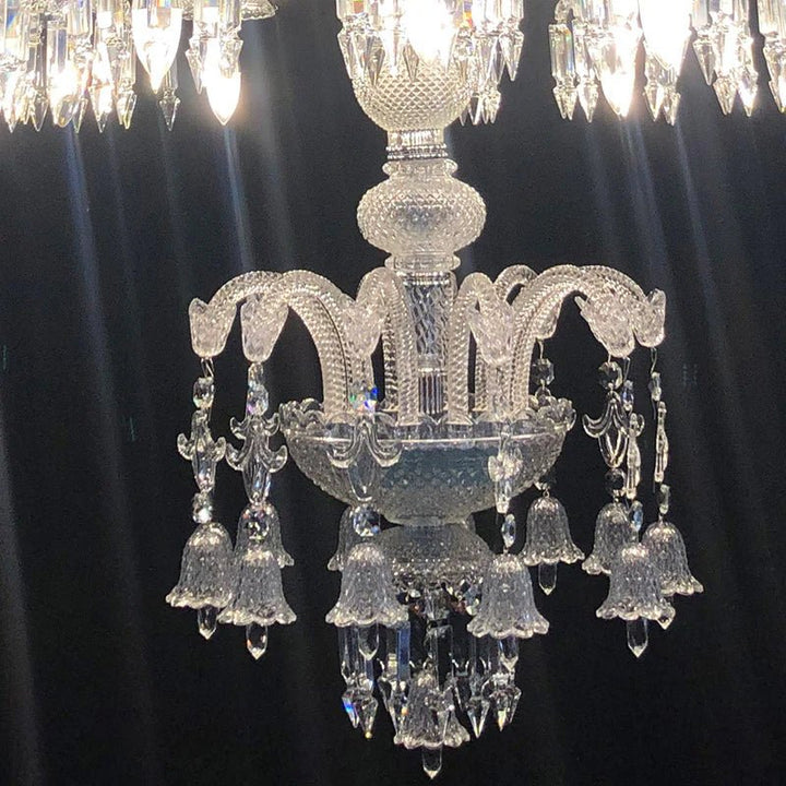36 Lights Solstice Chandelier Clear Big Lighting - Arialamps