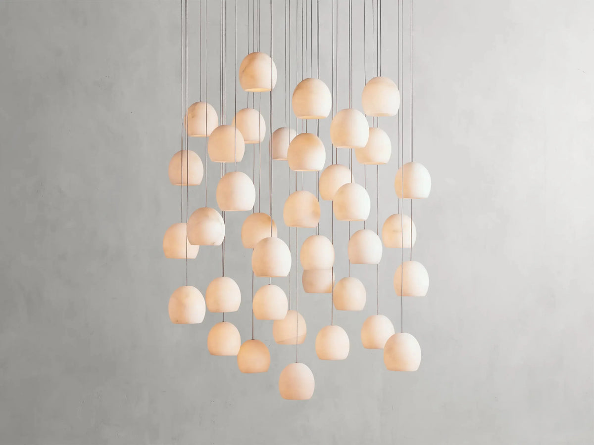 Maeva Round Chandelier 3/7/15/36 Light