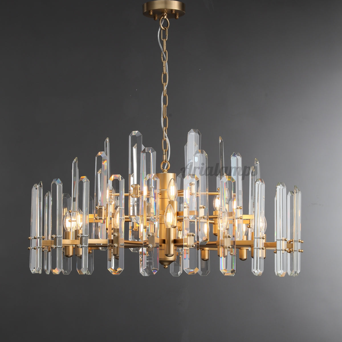 Aria Brous Prism Round Chandelier