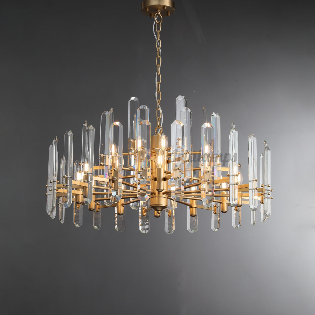 Aria Brous Prism Round Chandelier