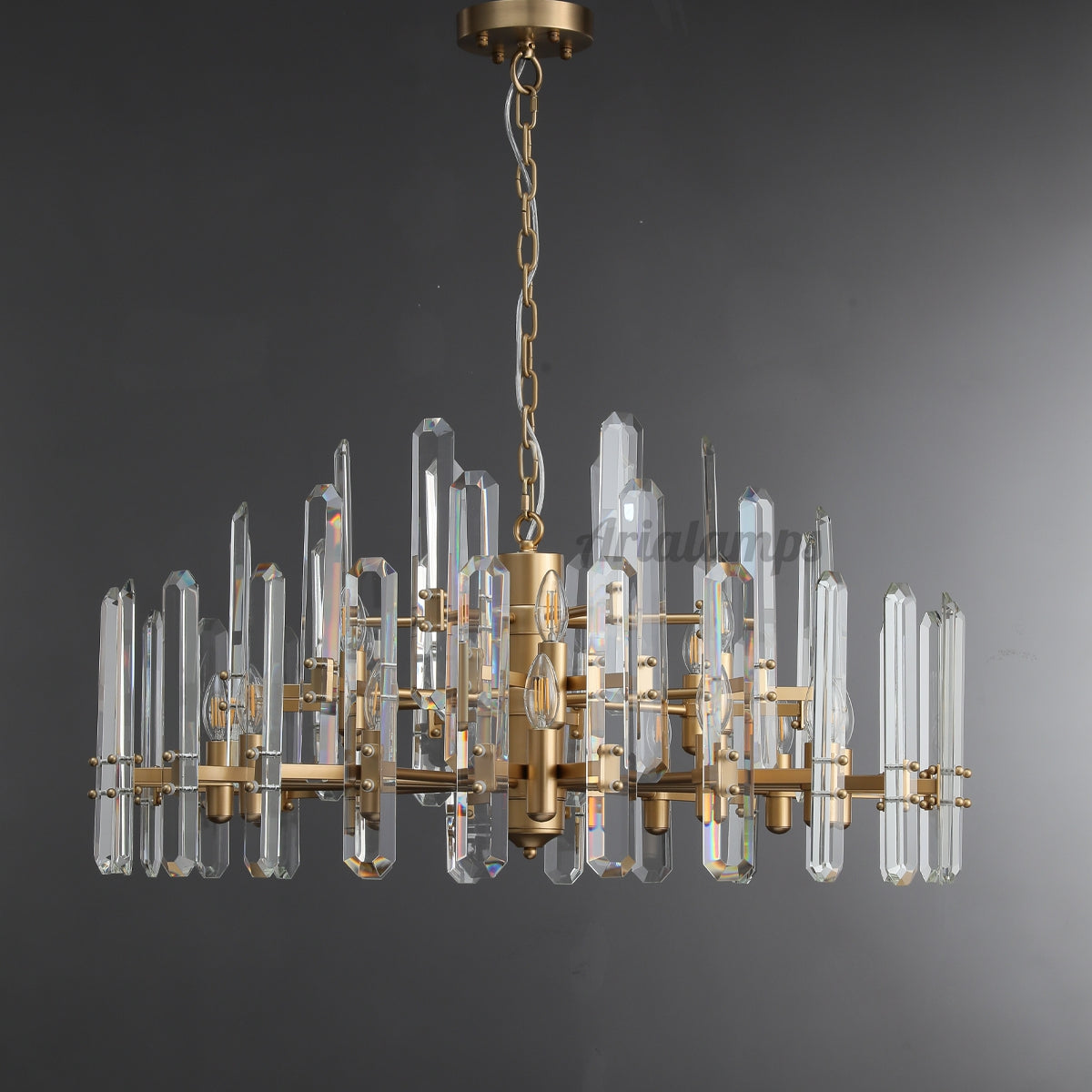 Aria Brous Prism Round Chandelier