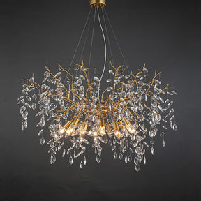 Aria Crystal Raindrop Branch Chandelier