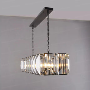 Harlew Multi Crystal Rectangular Chandelier