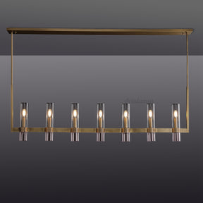 Aria Rachel Linear Glass Chandelier