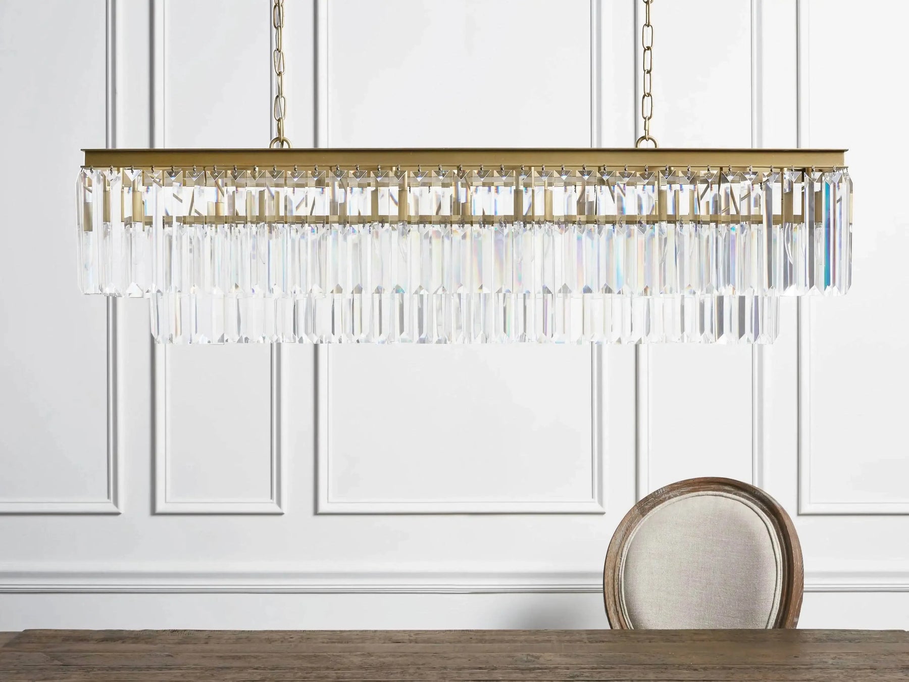 Leyland Tiered Rectangular Chandelier