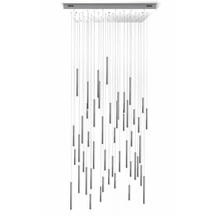 Bellini Square Tubular Pendant Light Chandelier