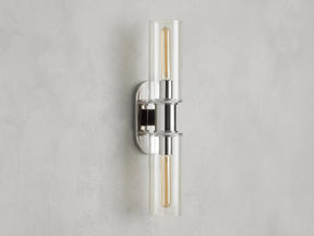 Harlin 2-Light Wall Sconce in Clear