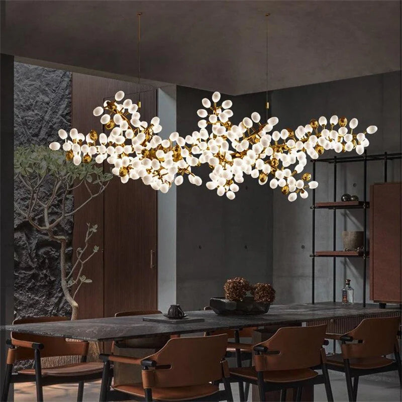 Aria Niall Grape Shape Linear Chandelier