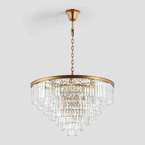 Odeon Crystal Multi-Layer Round Chandelier