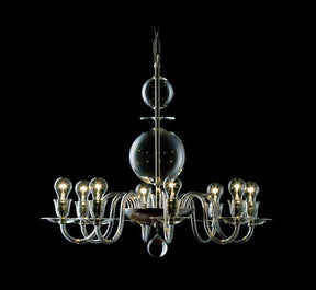 Aria Musseline 8-Light Crystal Glass Chandelier