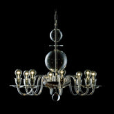 Aria Musseline 8-Light Crystal Glass Chandelier