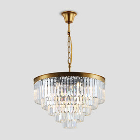 Odeon Crystal Multi-Layer Round Chandelier