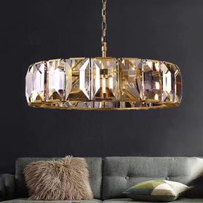 Harlew Multicurve Crystal Round Chandelier