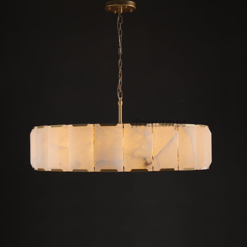 Aria Harry Calcite Round Chandelier