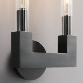 Candlestick Double Wall Sconce 18"H