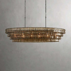 Ghiaccio Oval Chandelier 54''65''