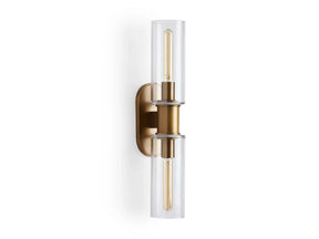 Harlin 2-Light Wall Sconce in Clear