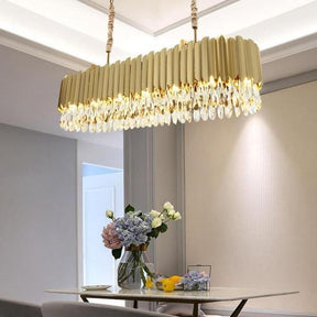 Aria April Dining Room Chandelier Gold