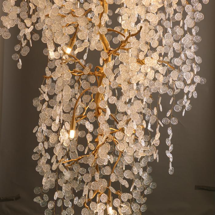 Aria Marais Blossom Petal Detail Grand Staircase Chandelier