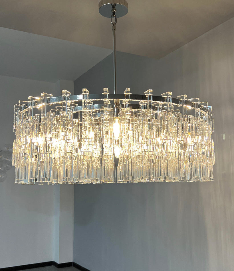 Marignan K9 Crystal Round Chandelier 60"