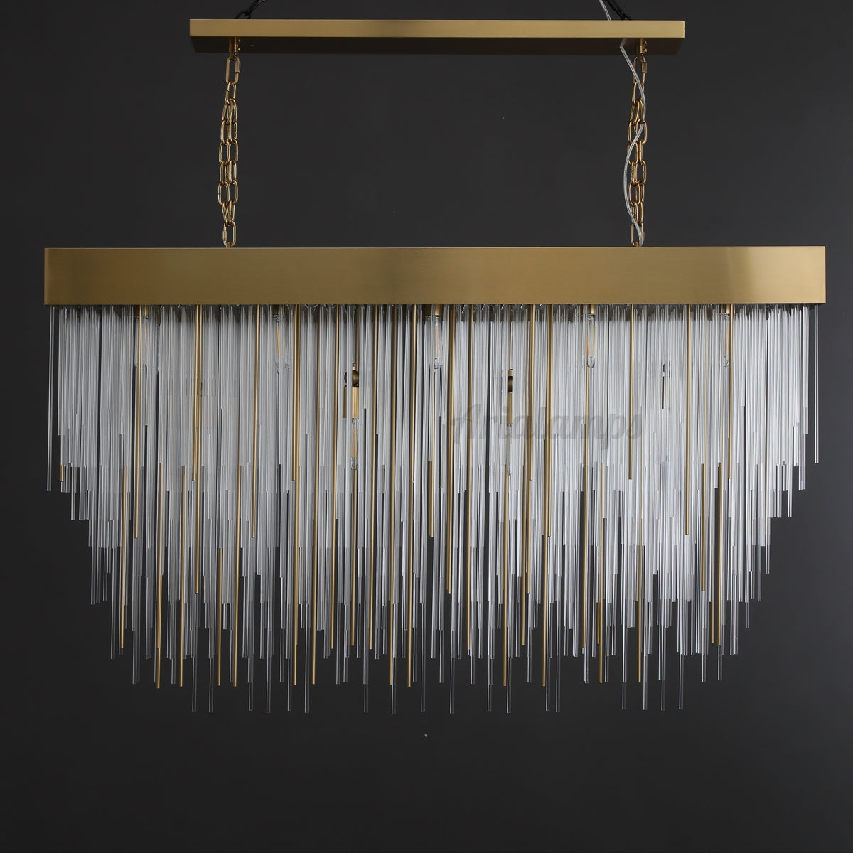 Aria Canon Rectangular Chandelier 54"