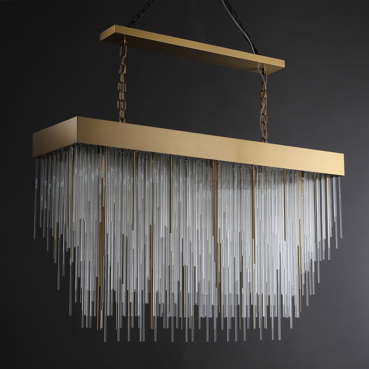 Aria Canon Rectangular Chandelier 54"