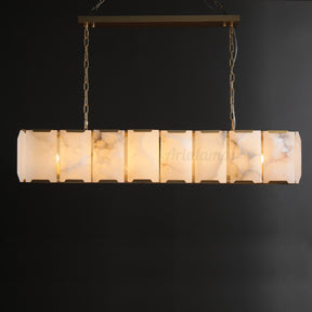 Aria Harry Calcite Rectangular Chandelier