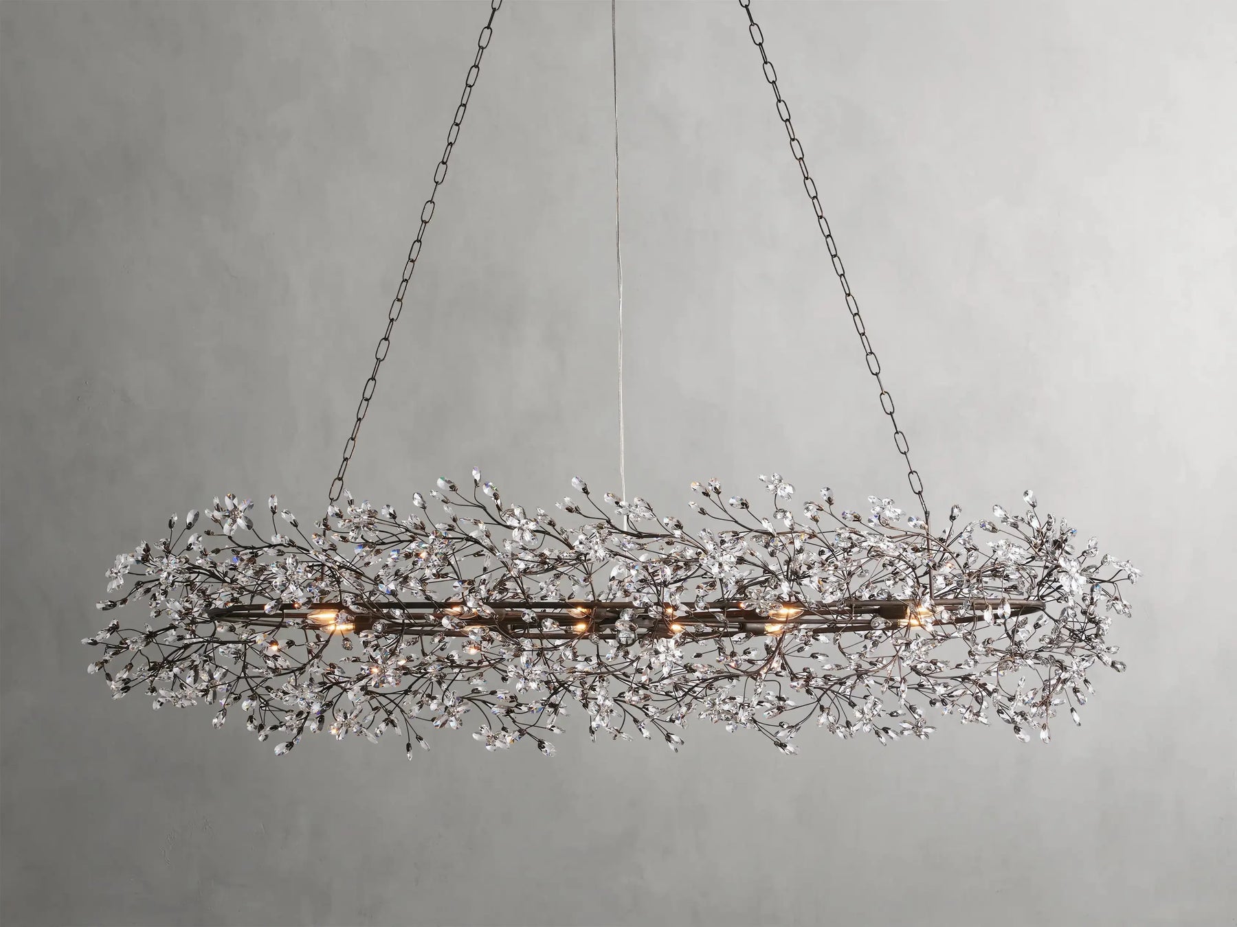 Fiore Oval Chandelier 62''74''