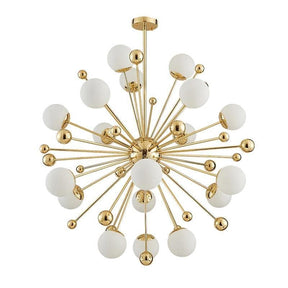 Hale Gold Dandelion Chandelier D 40"