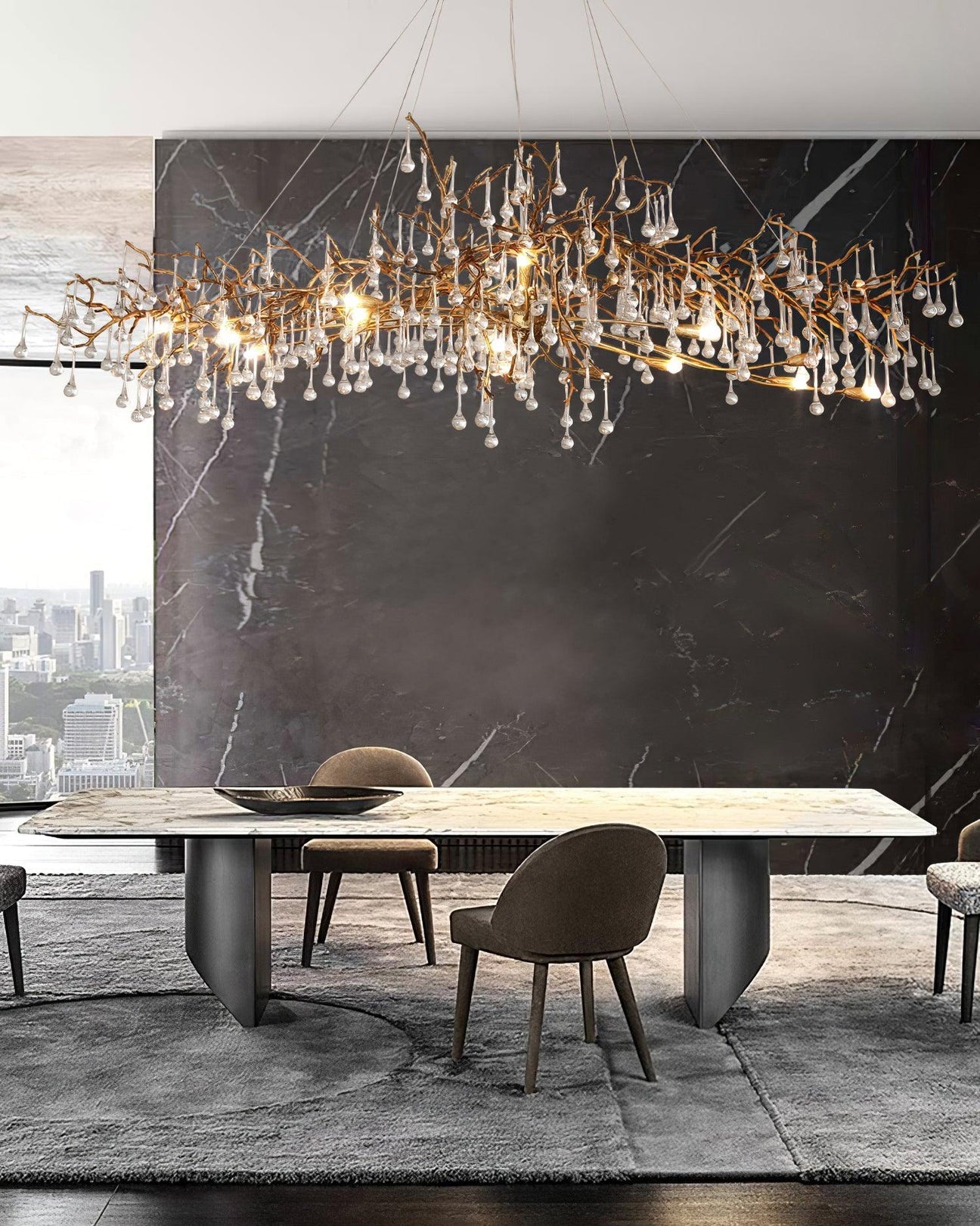 Drios Raindrop Chandelier