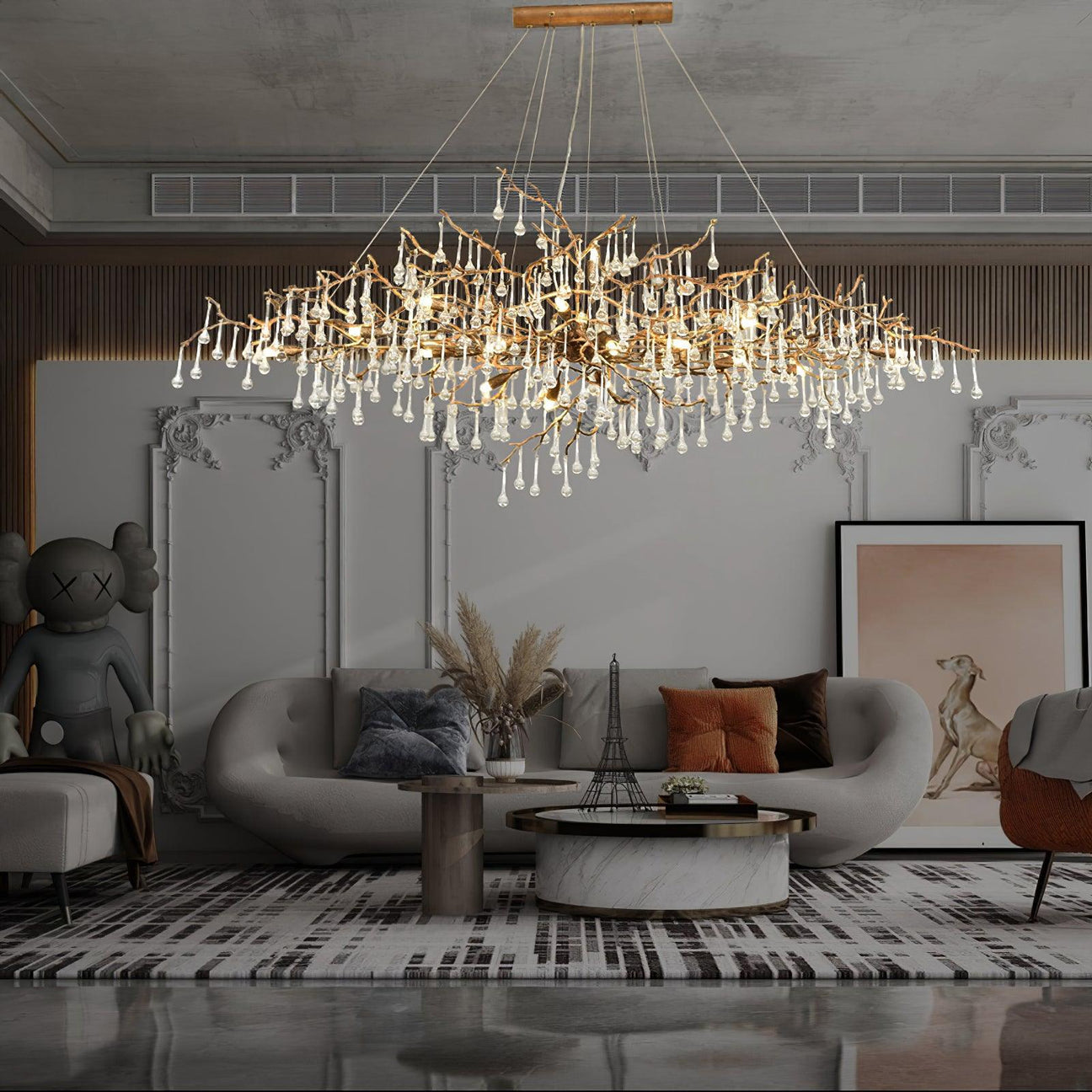 Drios Raindrop Chandelier