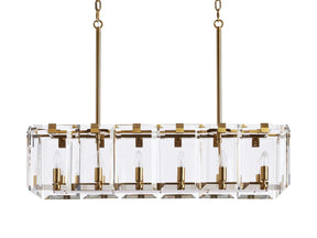 Amaya Rectangular Chandelier 12/16 Light