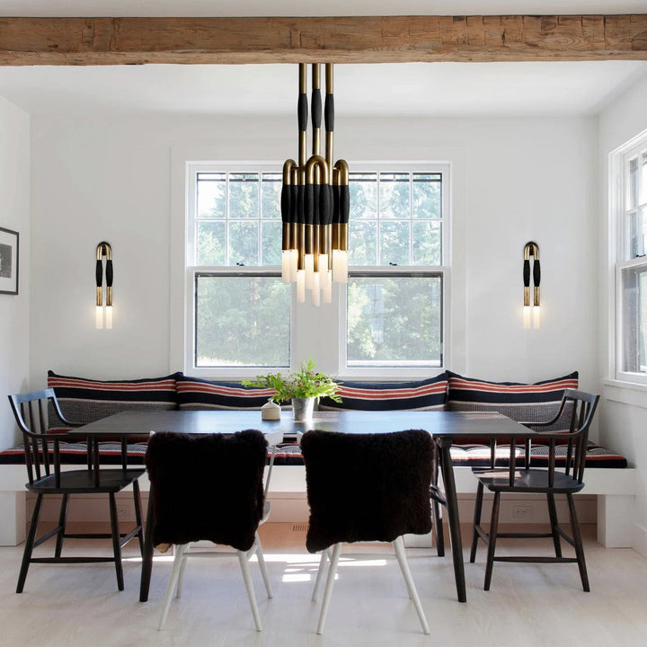 Heritage Horsehair 9-Light Pendant