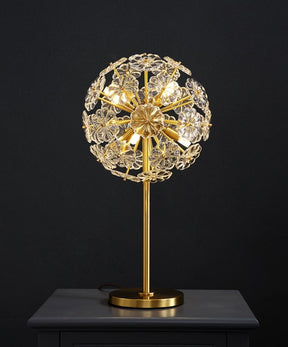 K9 Crystal Dandelion Petal Metals Desk Lamp