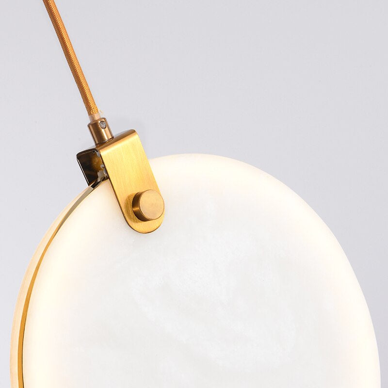 Moon Shade Lorry  Natural Marble Pendant Light